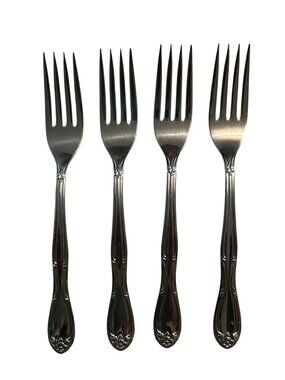 Set Of 4 Americana Products AMP2 Stainless Steel Dinner Forks Discontinued Patte